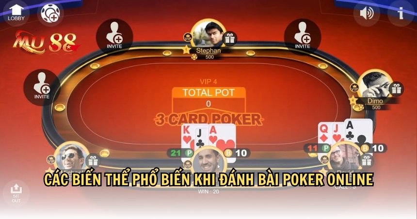 Game có nhiều biến thể khác nhau